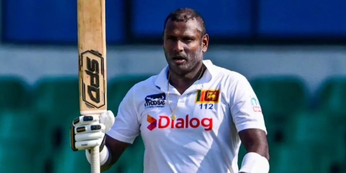 Angelo Mathews hit the 8000 run milestone in Test cricket [Source: @CricCrazyJohns/x.com]