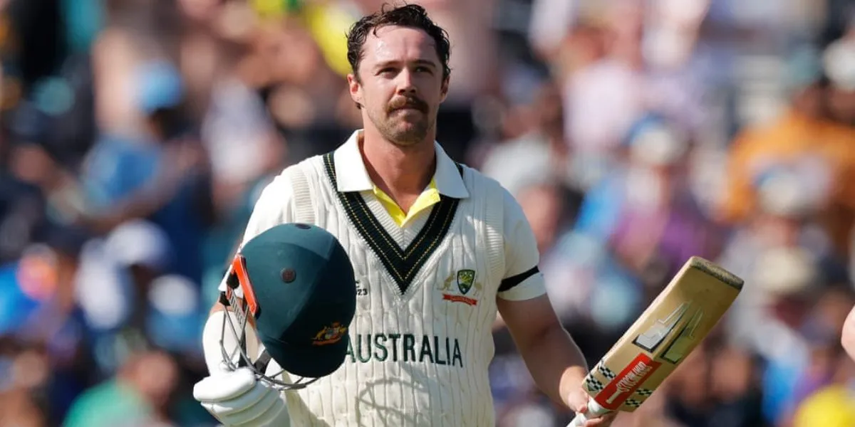 Travis Head at Adelaide Oval (Source:@/kurkureter,x.com) 