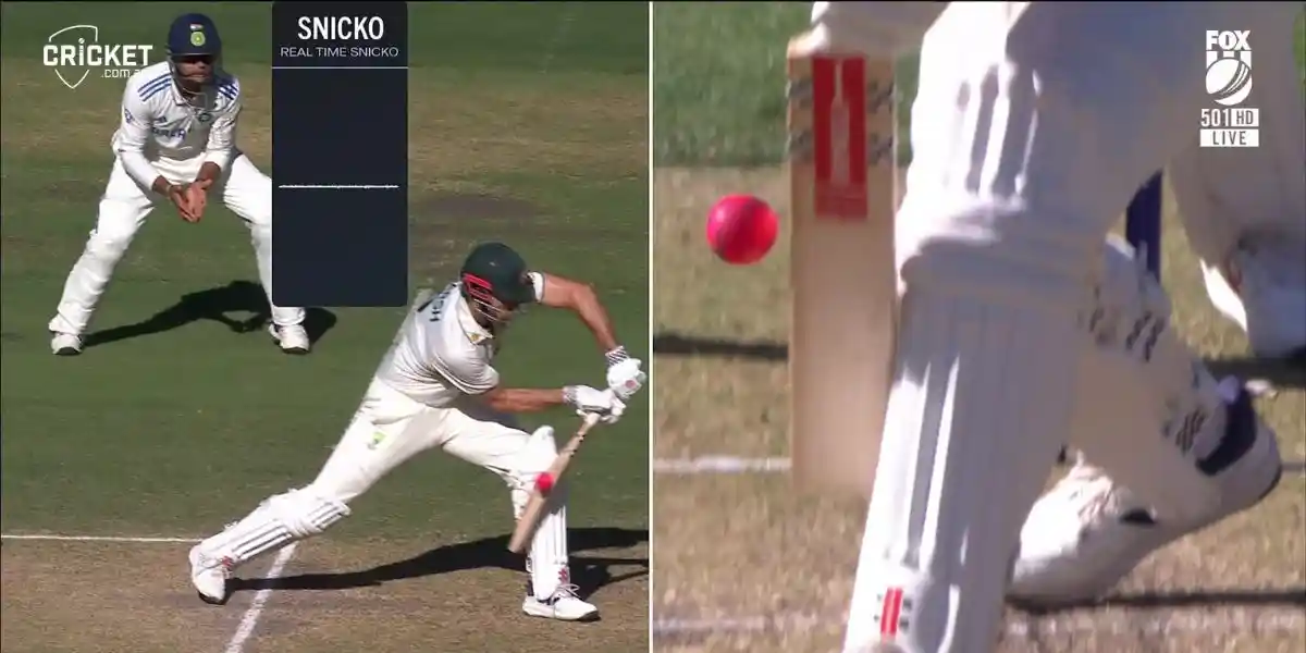 Mitchell Marsh Walks Off Without Review Despite Daylight Between Bat And Ball On Day 2