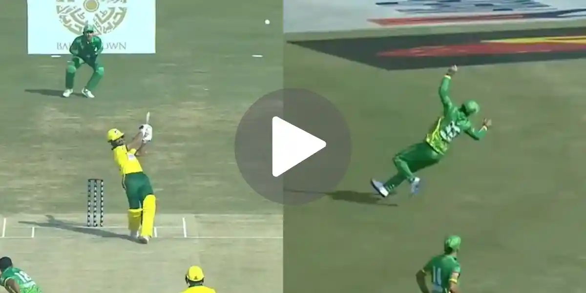 [Watch] One-Handed Screamer! Fakhar Zaman Shushes Fitness Critics In Pakistan's Champions Cup