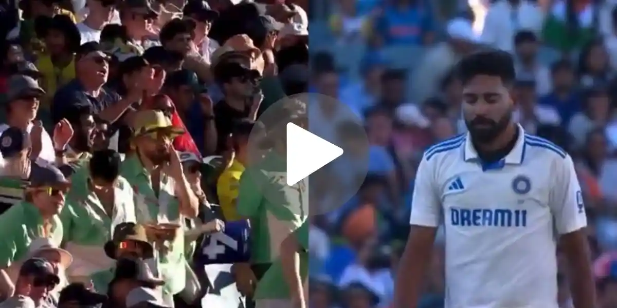 [Watch] Drama Unfolds In Adelaide As Siraj Faces Fiery Booing After Starc's Counter-Attack