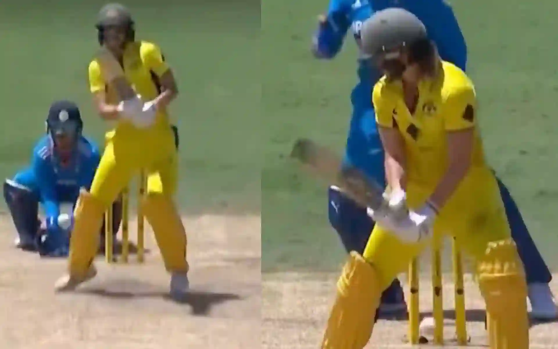 Ellyse Perry departed on 105 (Source:@gavaskar_theman/X.com)