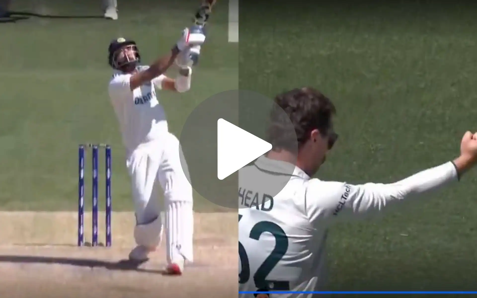 [Watch] Travis Head Ends Siraj's Stay; Punches In The Air After Taking A Brilliant Catch