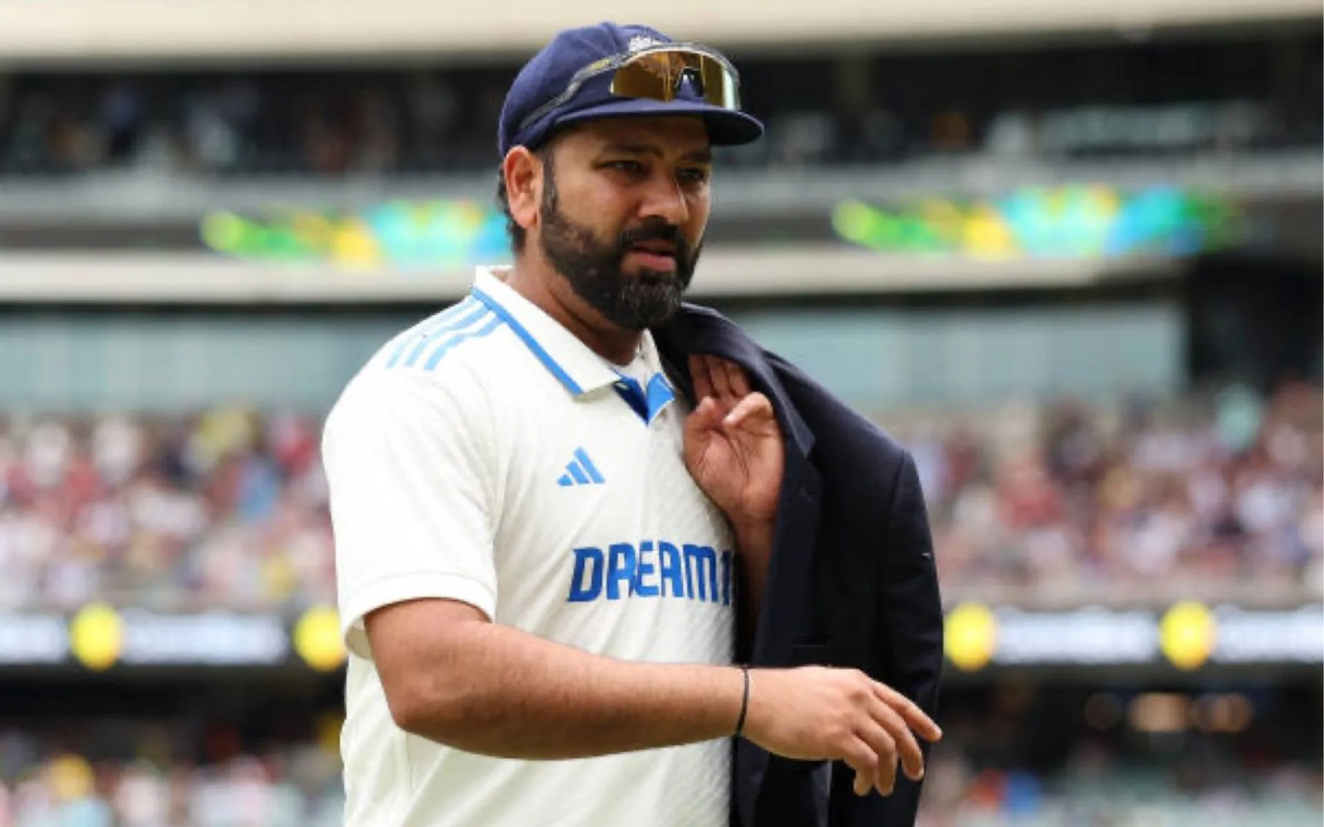 Rohit Sharma wasn't upto the mark as a leader in Adelaide [Source: @Broskiregen/X.Com]

