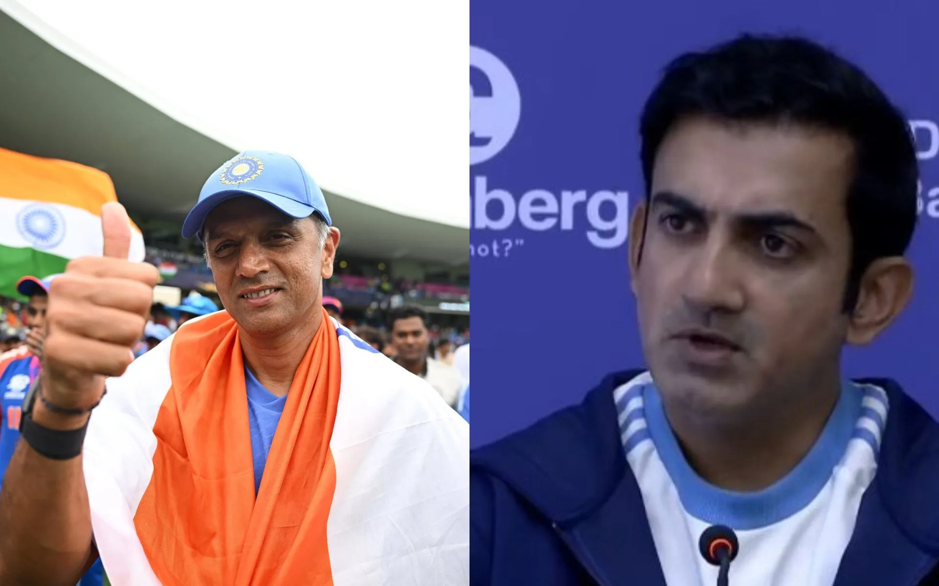 Rahul Dravid and Gautam Gambhir [Source: @SPORTYVISHAL, @CricCrazyJohns/x.com]
