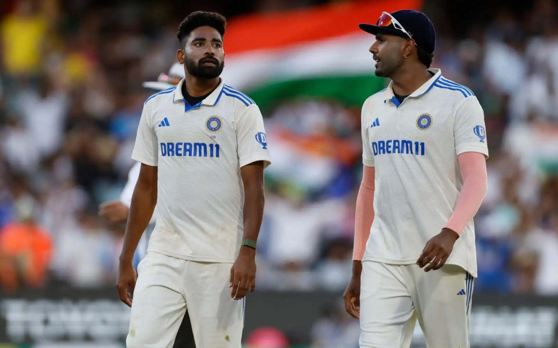 Harshit Rana with Siraj (Source:AP Photos)