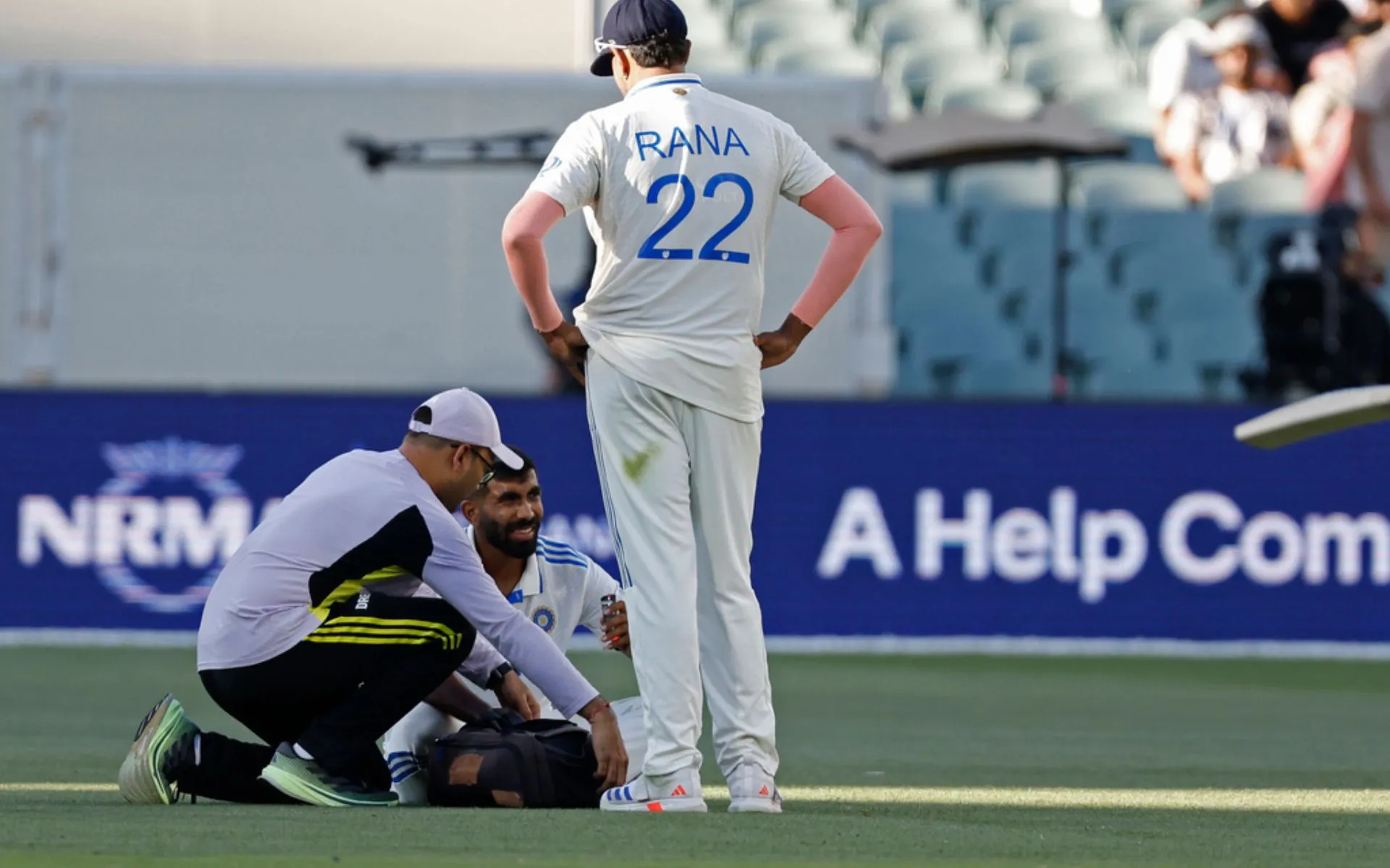 Bumrah suffered injury on Day 2 [Source: AP Photos]
