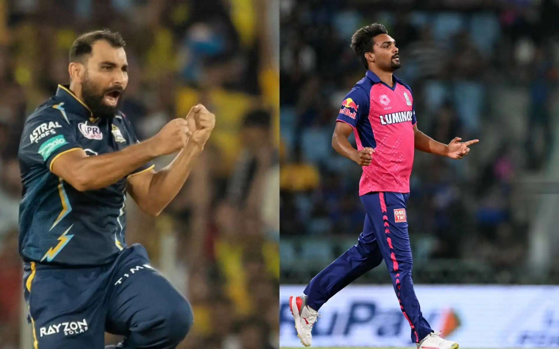 Mohammed Shami and Sandeep Sharma [Source: @CSKYash_/x.com]