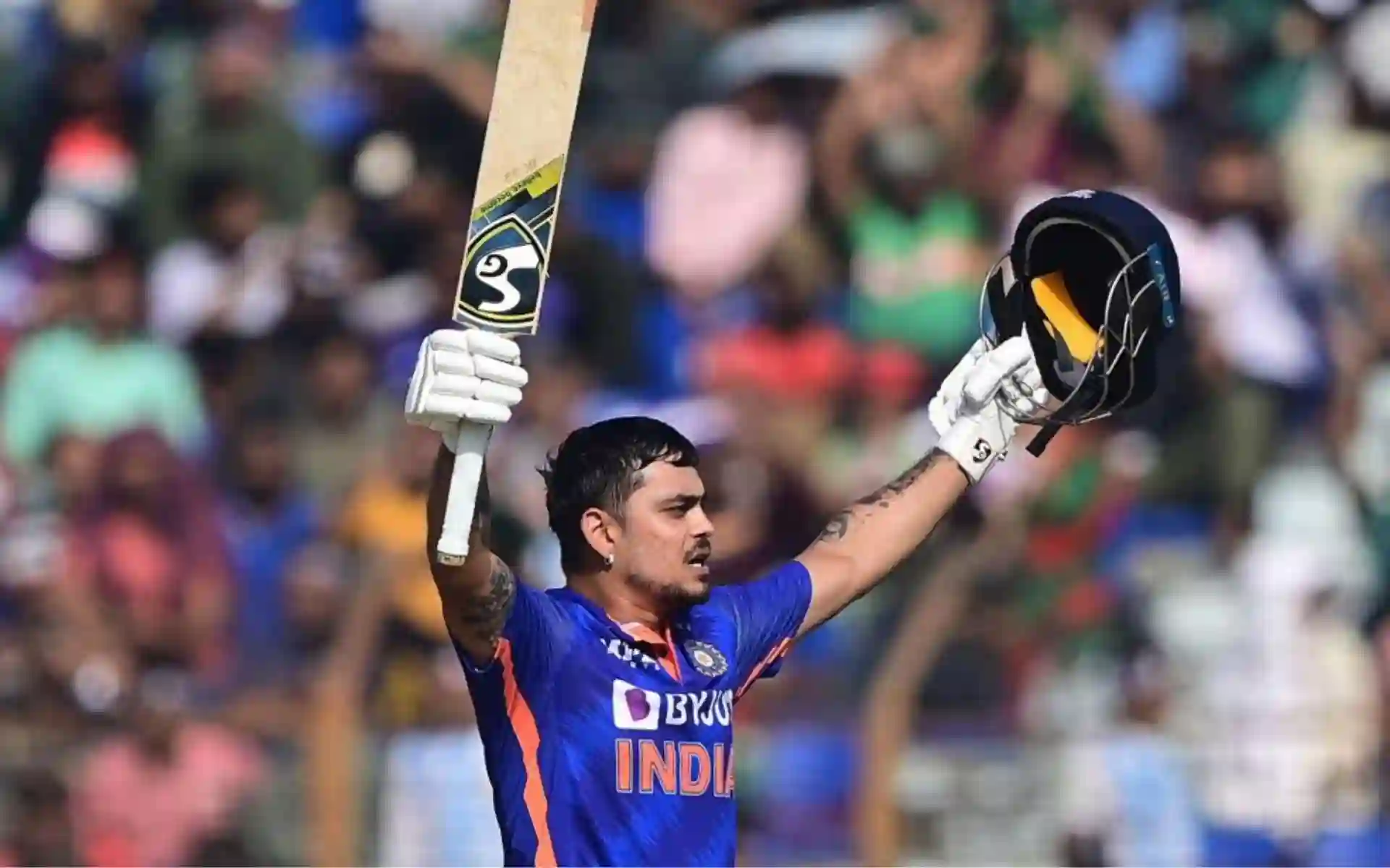 Ishan Kishan is the fastest double century maker in ODIs [Source: @ImGajananJoshi/X.com]
