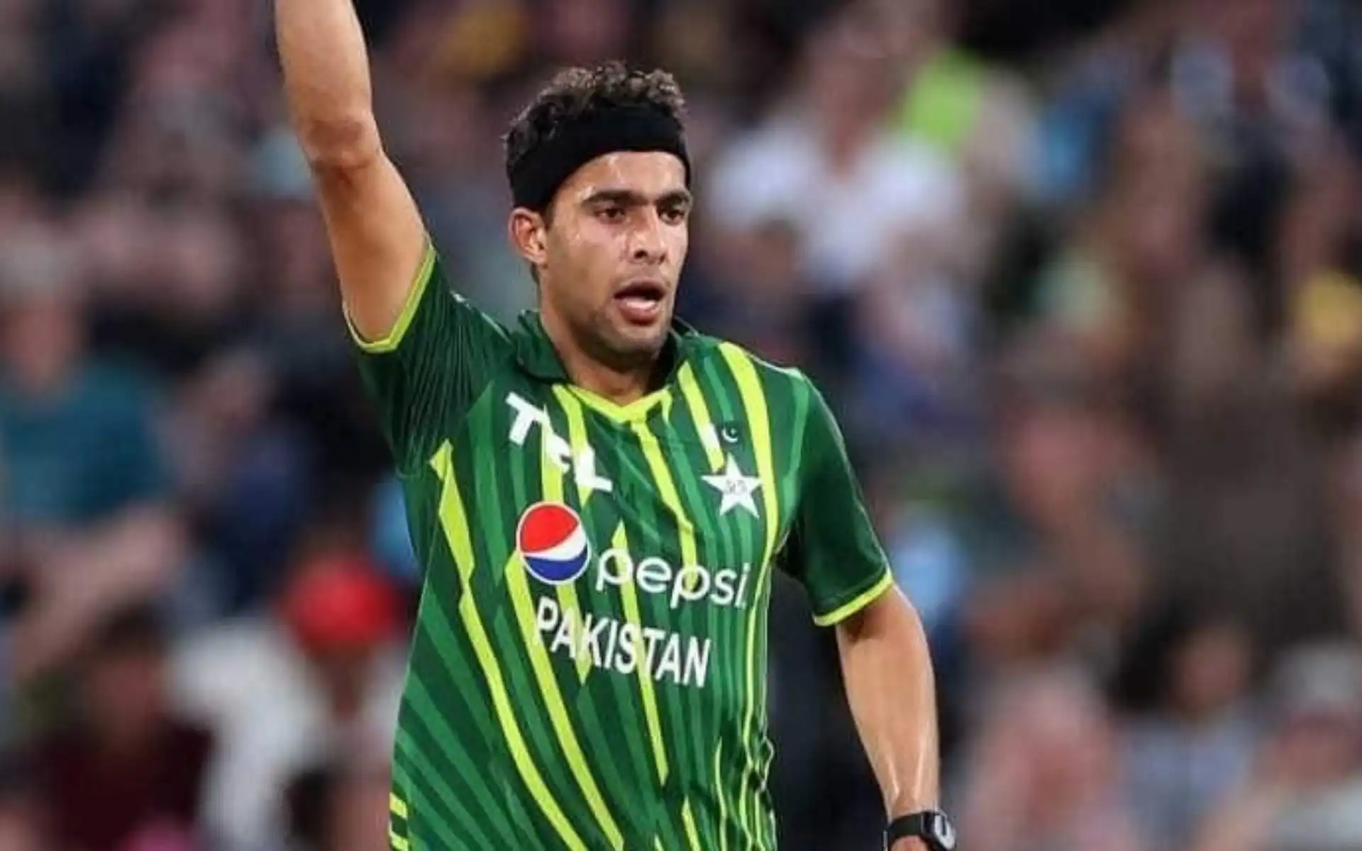 Abbas Afridi in action [Source: @its_Iqbal01/X]