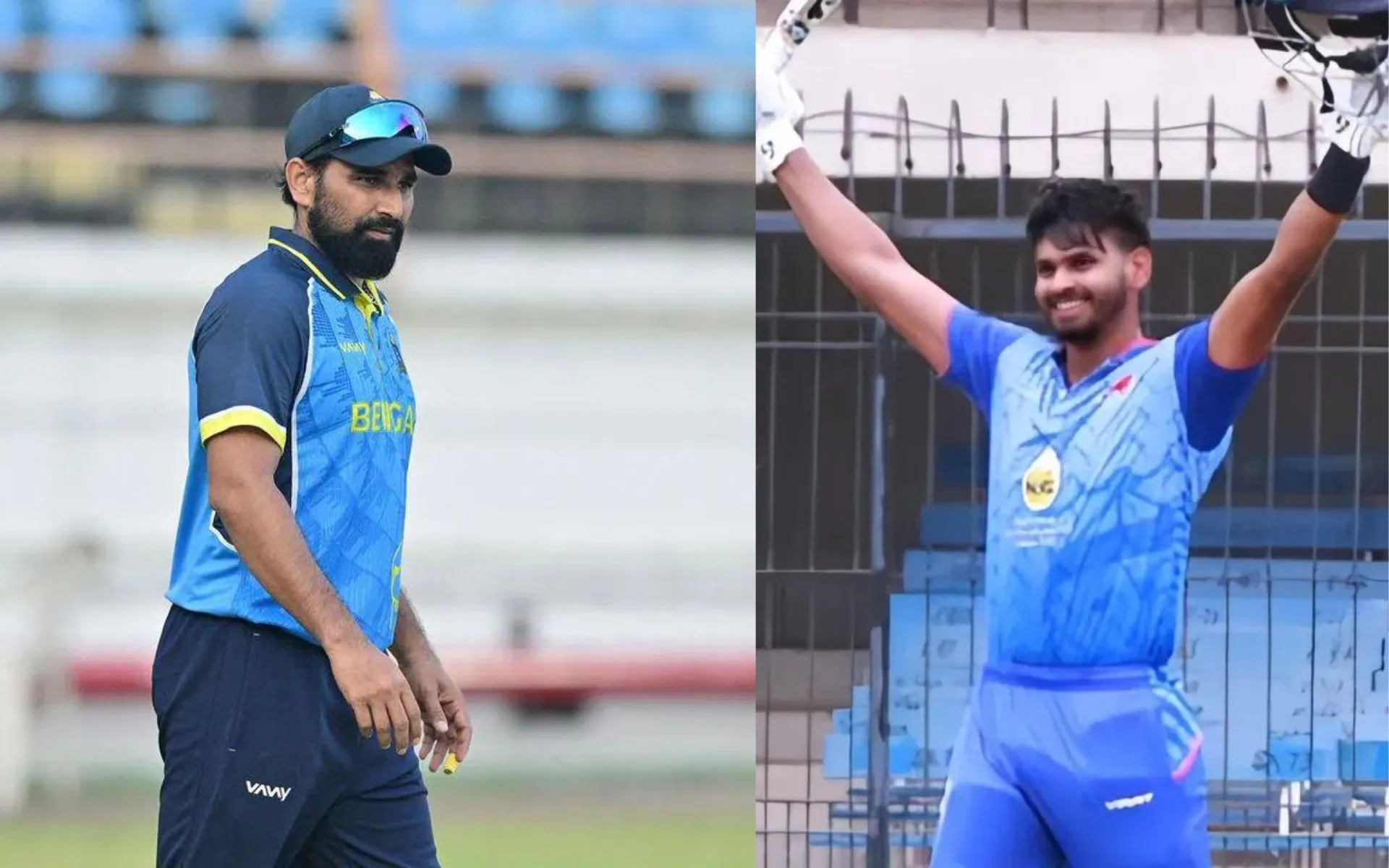 Mohammed Shami and Shreyas Iyer (Source:@_CricketTalents,x.com)