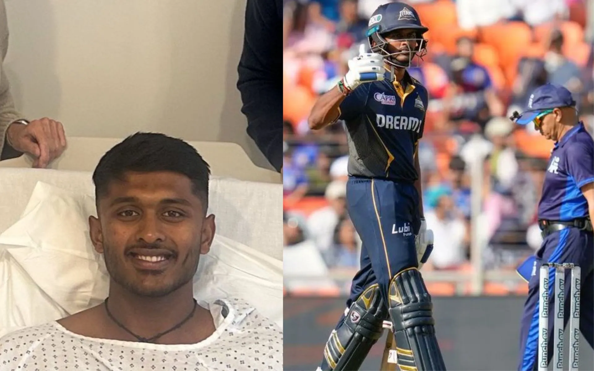 Sai Sudharsan undergoes a surgery (Source:@CricCrazyJohns/X.com)