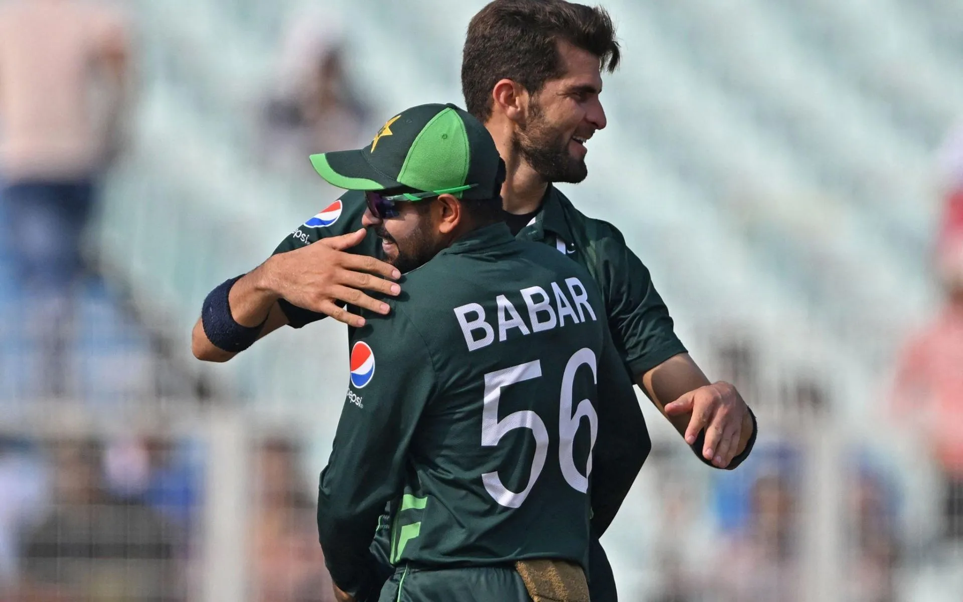 Shaheen Afridi and Babar Azam (Source:@@CricCrazyJohns/X.com)