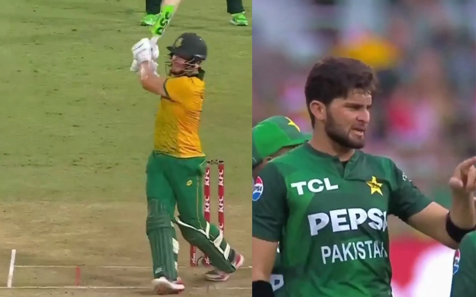 Afridi dismissed Miller [Source: @grassrootscric/X.Com]
