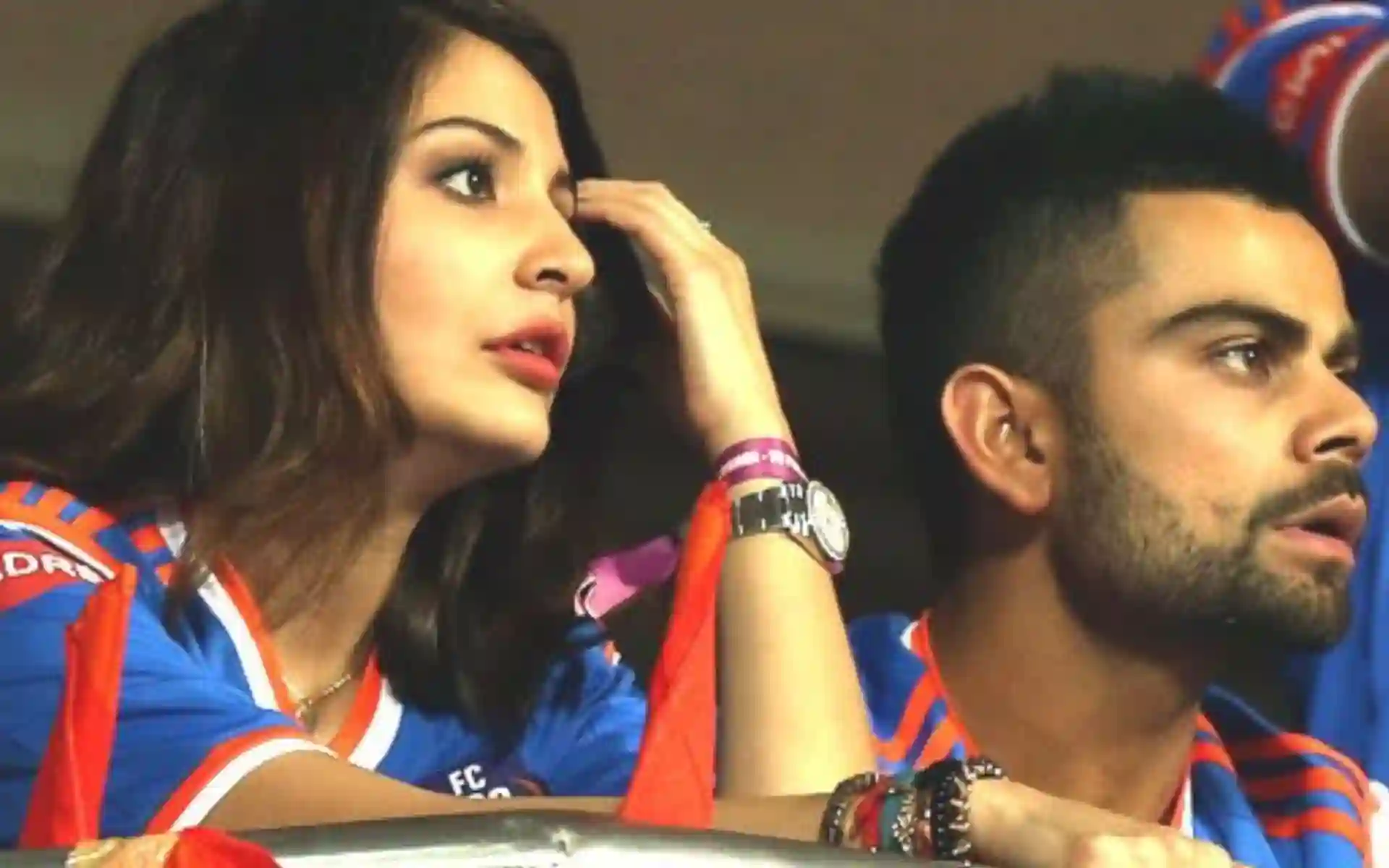 Virat Kohli and Anushka Sharma back in 2016 (Source: @tellychakkar/X.com)