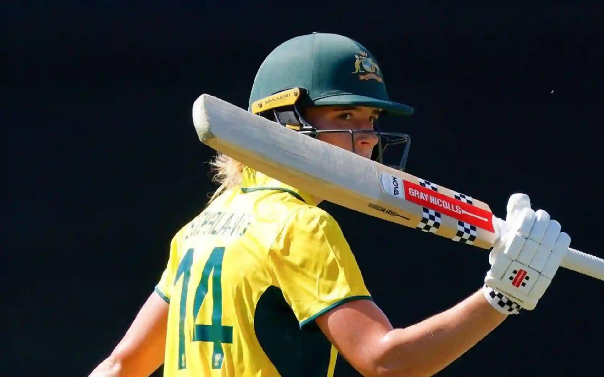 Sutherland cracks a ton against INDW [Source: @Cricketby Mahesh/X.com]