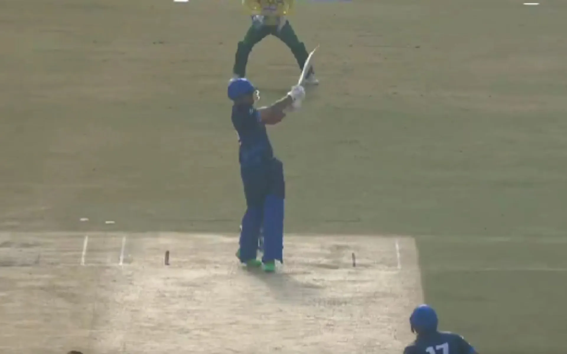 Haider Ali played a stunning pull shot [Source: @PanthersPCB/x.com]