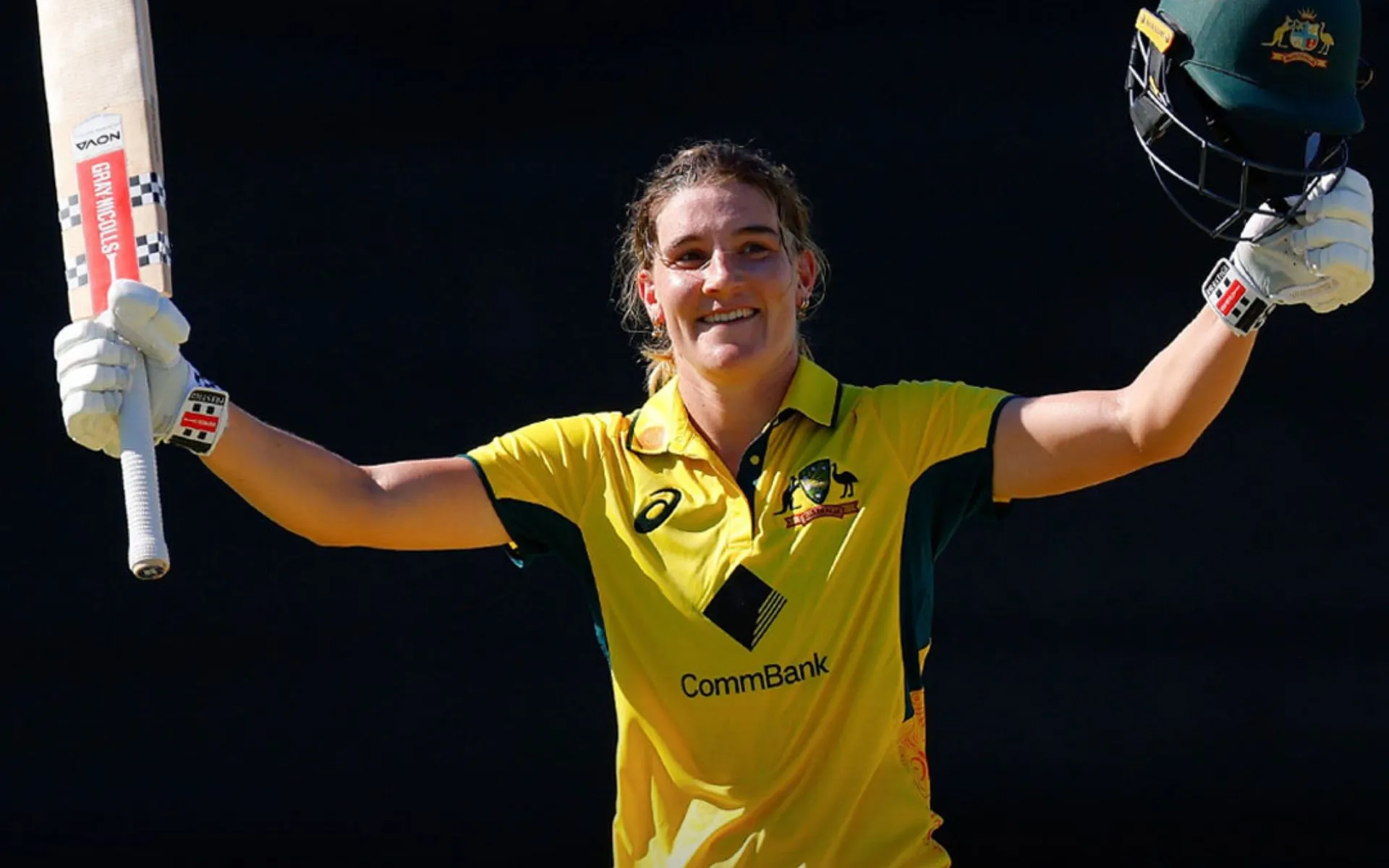 Annabel Sutherland cracked a match-winning ton in third ODI [Source: @cricketcomau/x]