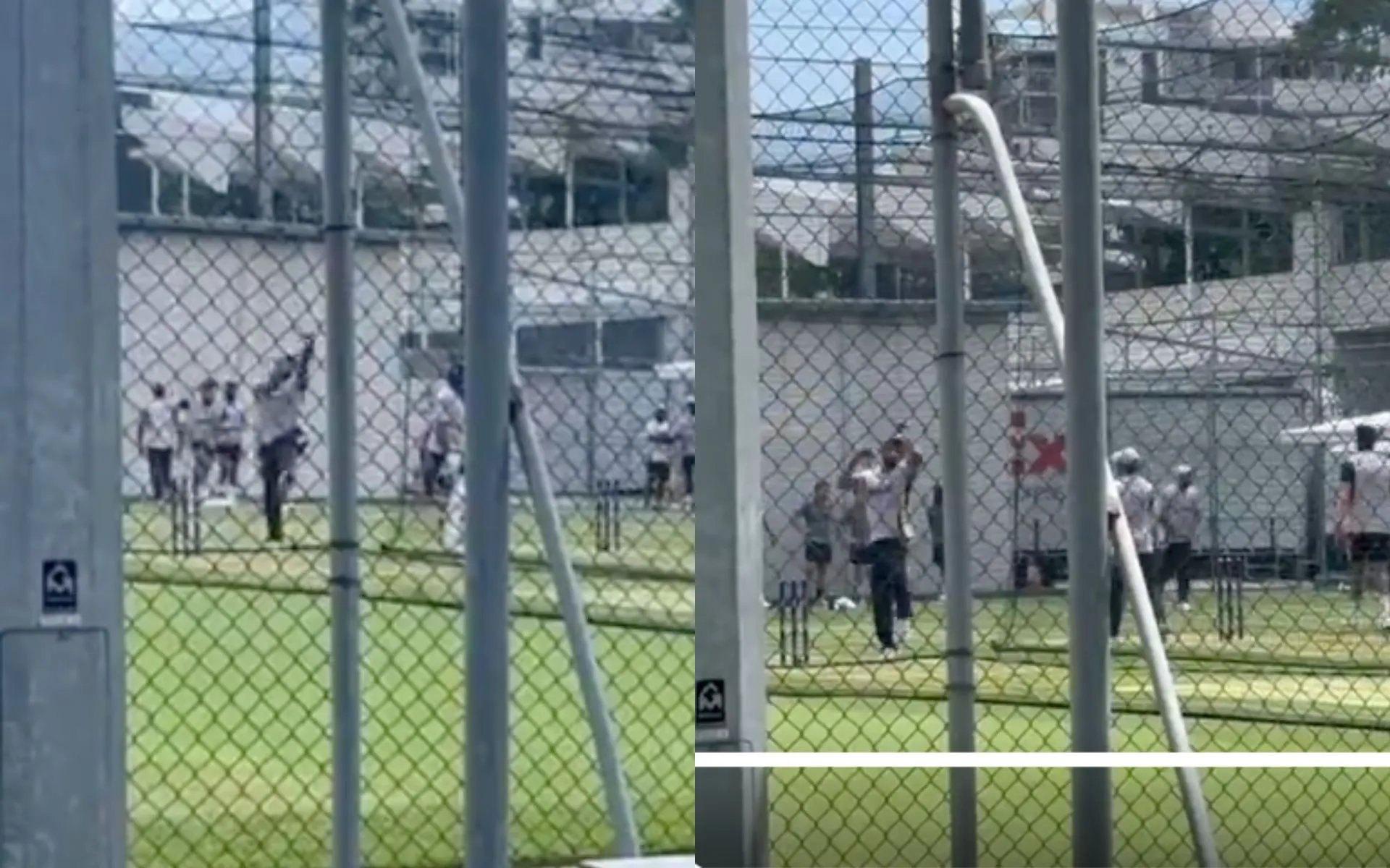 Jasprit Bumrah shows hidden talent in net session [Source: @beastieboy07/X.com]