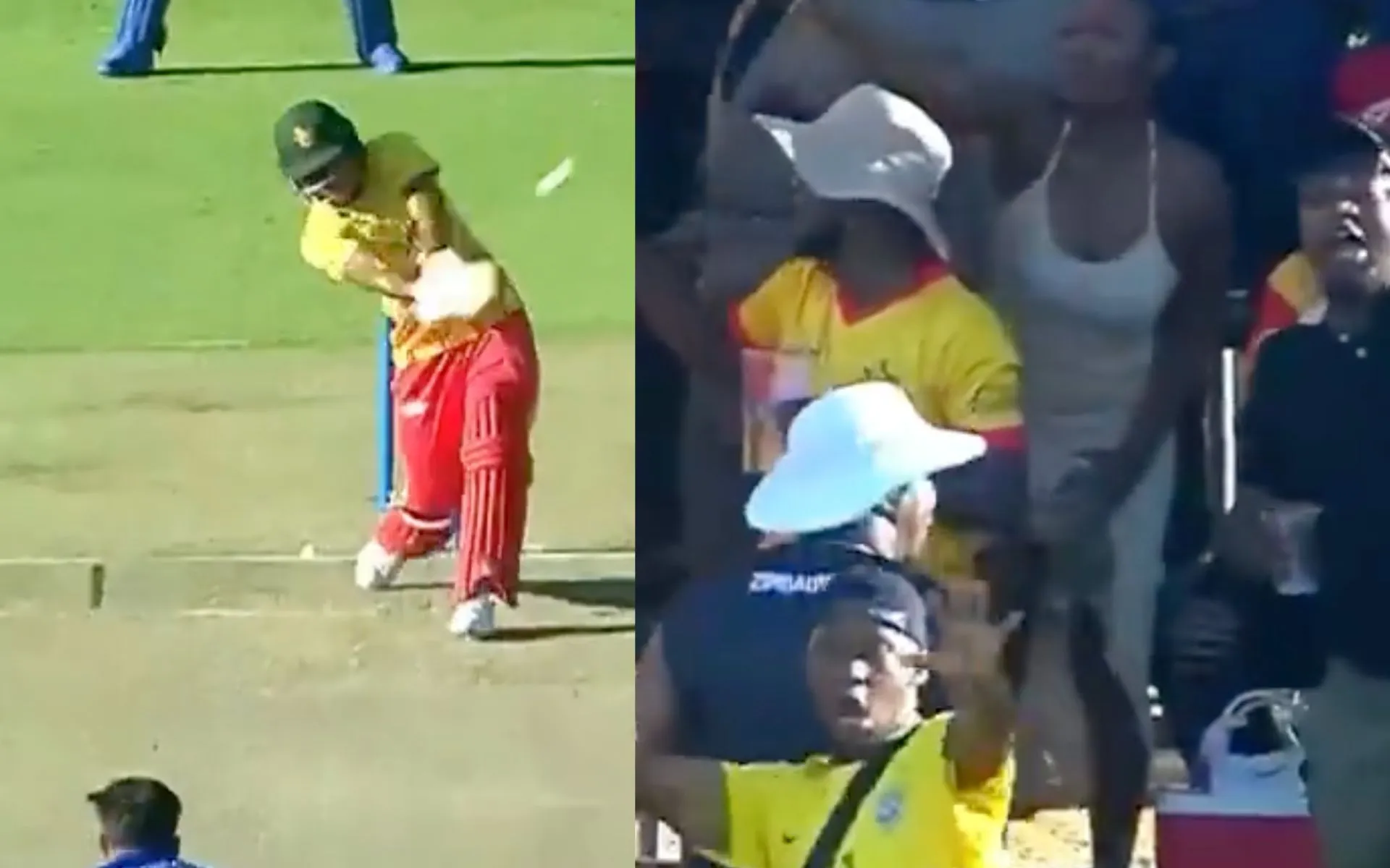 Zimbabwe registered first-ever T20I win vs Afghanistan (Source:@FanCode/X.com)