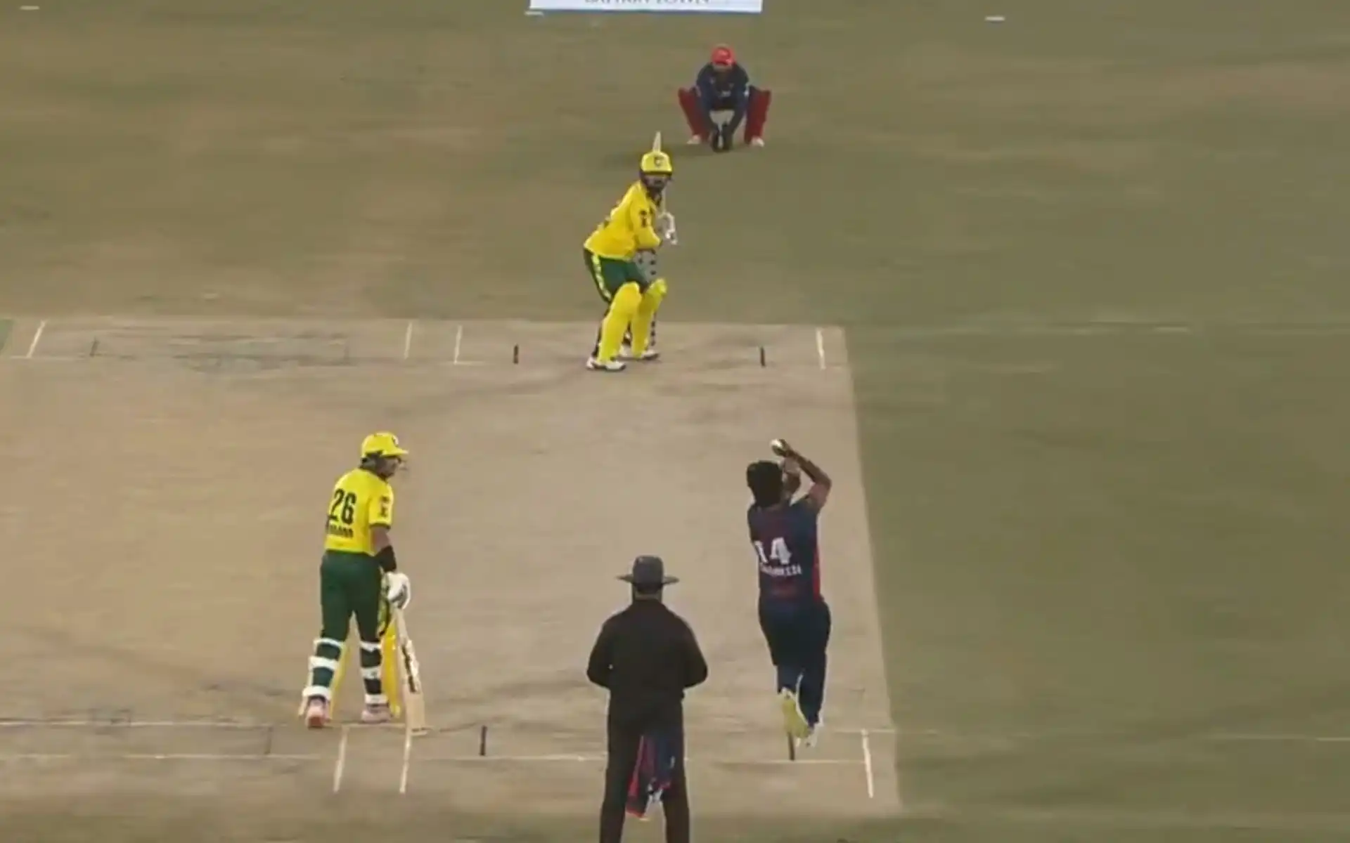 Khushdil Shah's Massive Six (Source: @championscuppcb/x.com)