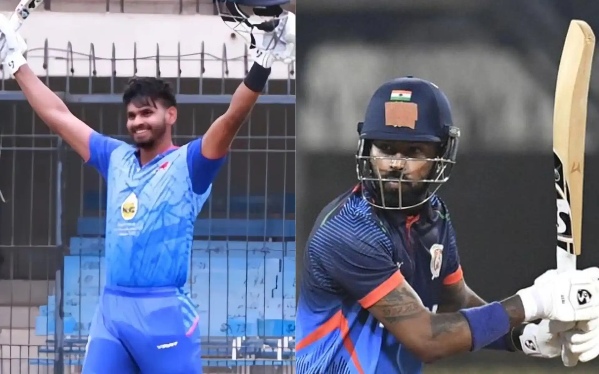 Shreyas Iyer and Hardik Pandya (Source:@ShamimSports,x.com)