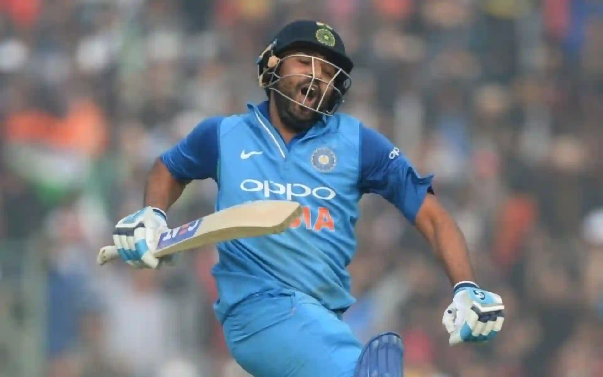 Rohit Sharma penned his name in the history books with his 3rd double hundred in 2017 [Source: @ashwrathe/X.com]