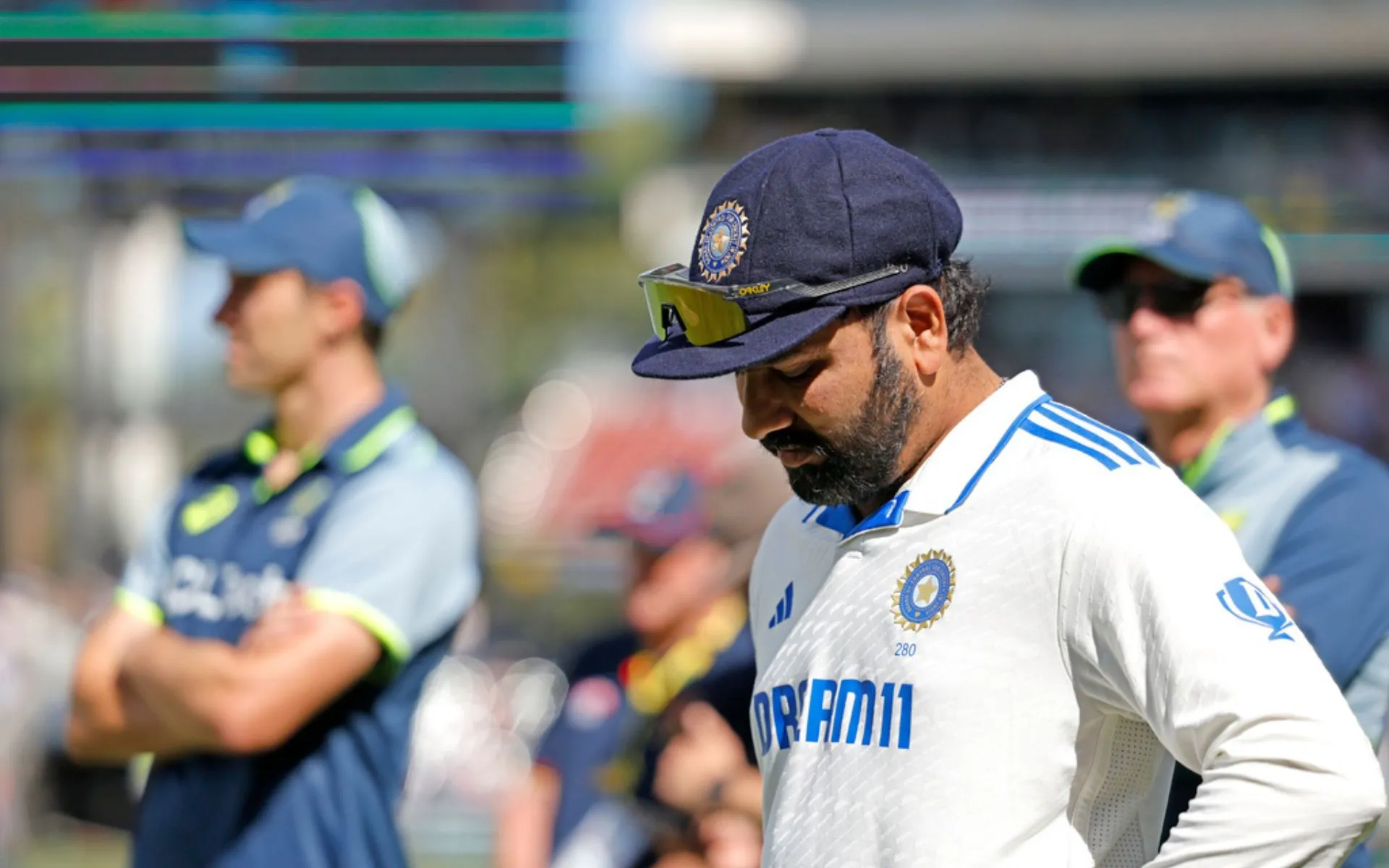 Rohit Sharma after the loss in Adelaide [Source: AP Photos]
