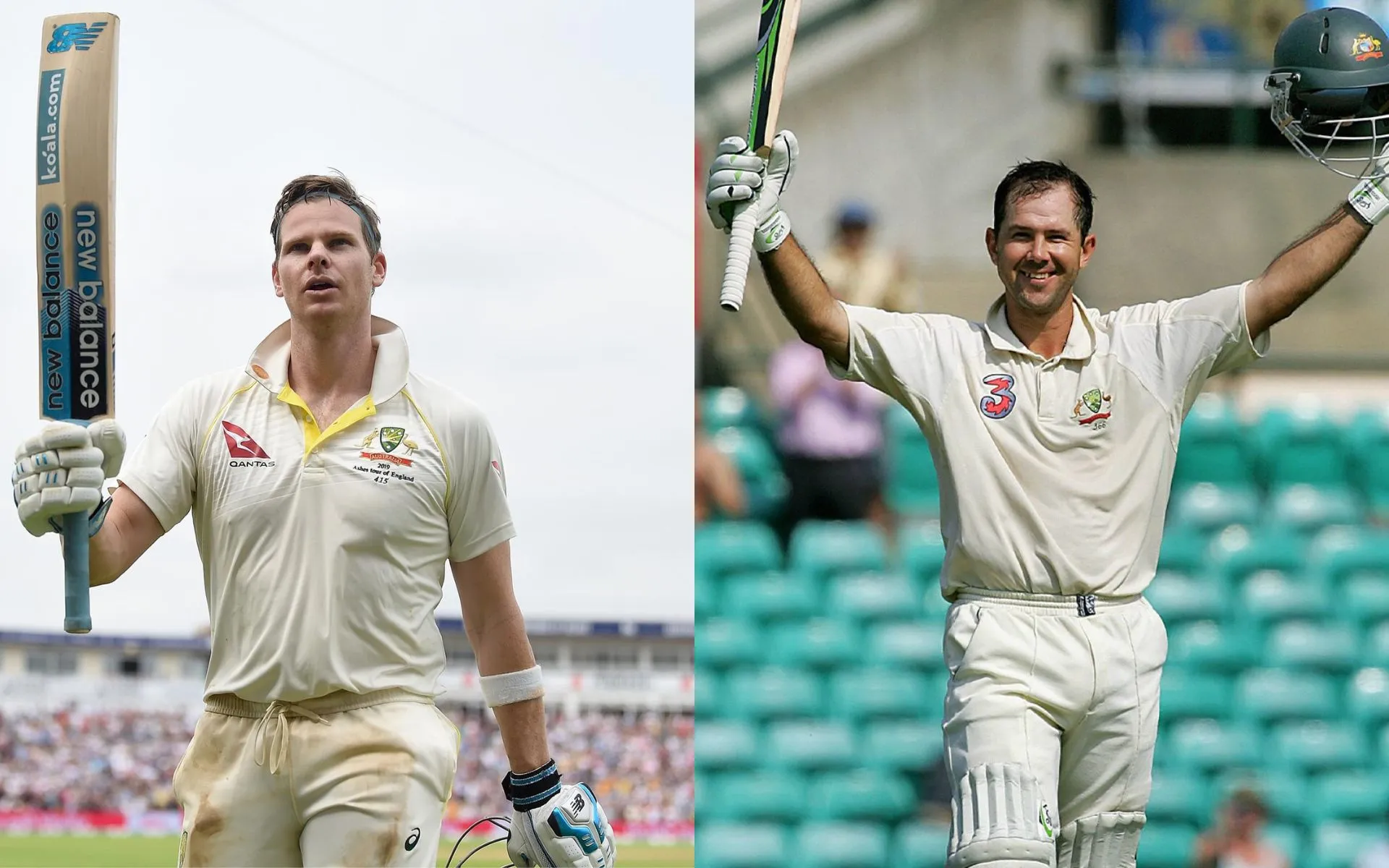 Steve Smith and Ricky Ponting (Source: ICC/X)