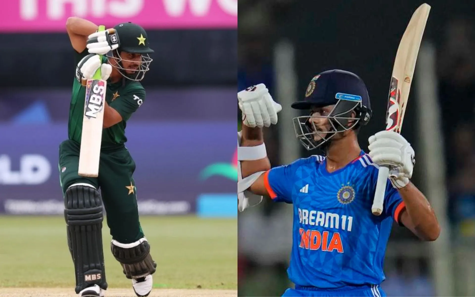 Saim Ayub and Yashasvi Jaiswal [Source: @itskishankishor, @CricketFeedIN/x.com]