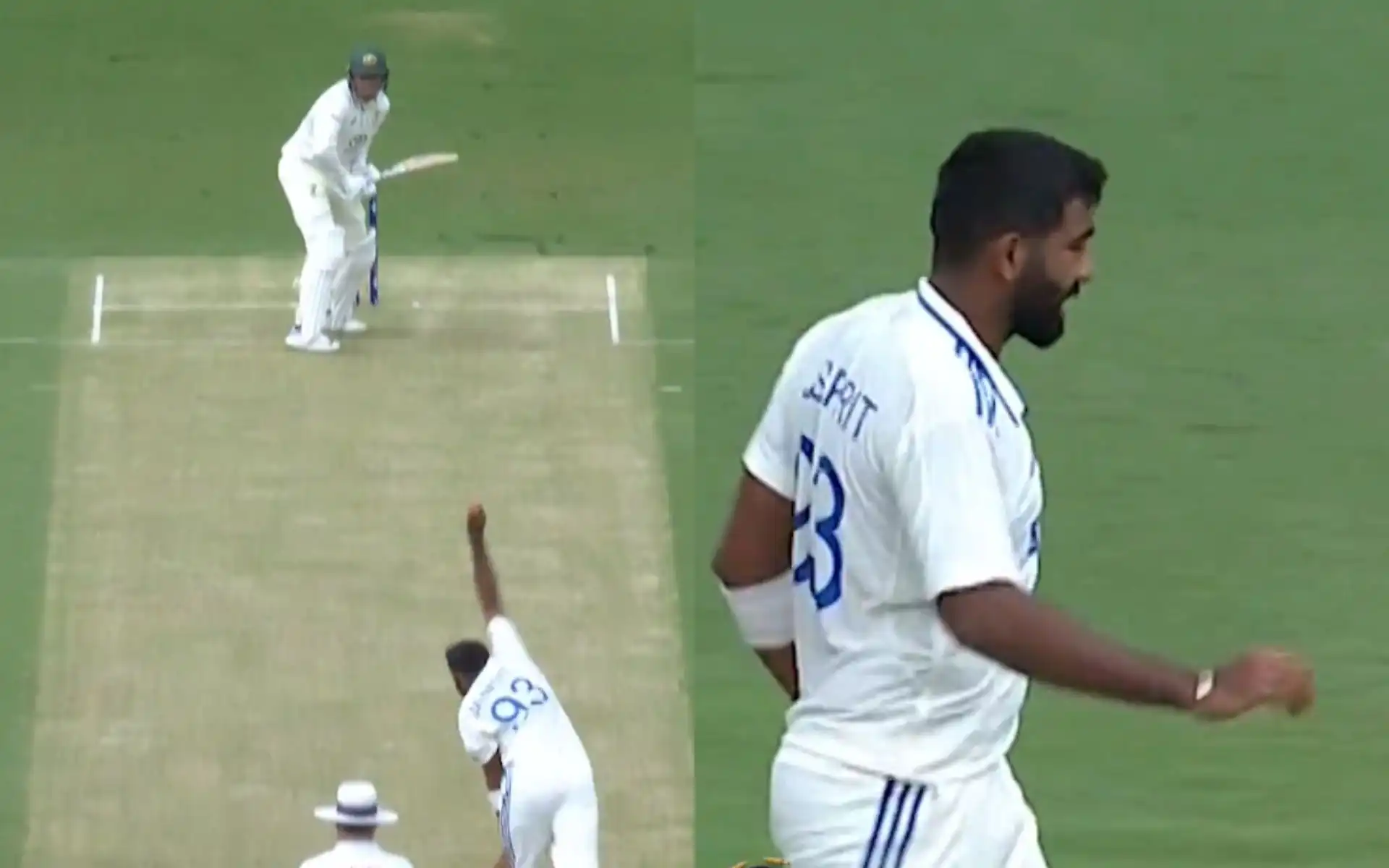 Jasprit Bumrah was frustrated after he was not able to swing the ball [Source: @StarSportsIndia/X.com]