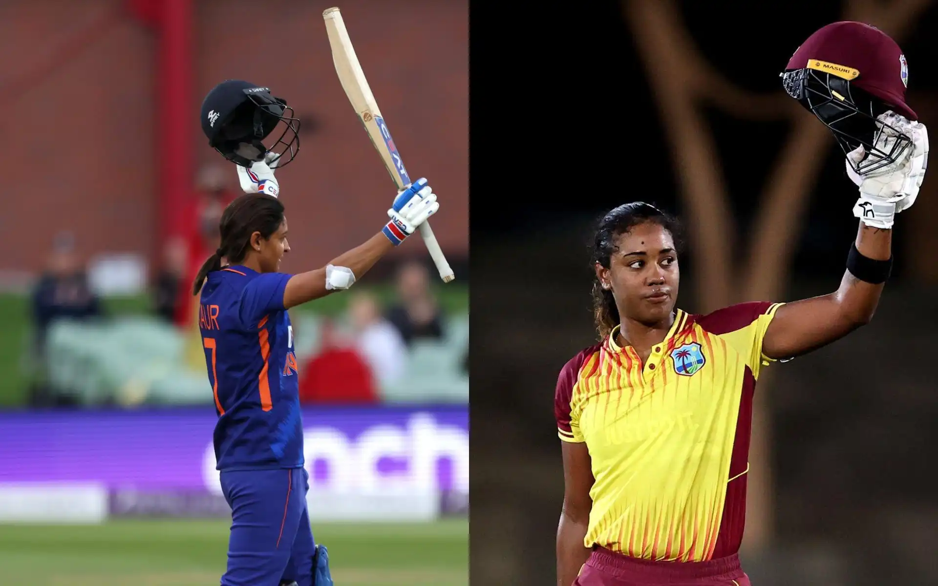 Harmanpreet Kaur and Hayley Matthews (Source: @IAmTanujSingh/x.com, @CricCrazyJohns/x.com)