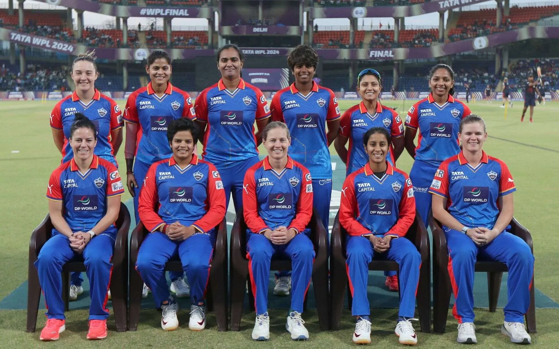 Delhi Capitals qualified for the finals of the first two WPL seasons. [Source: @oye_nilesh/X]
