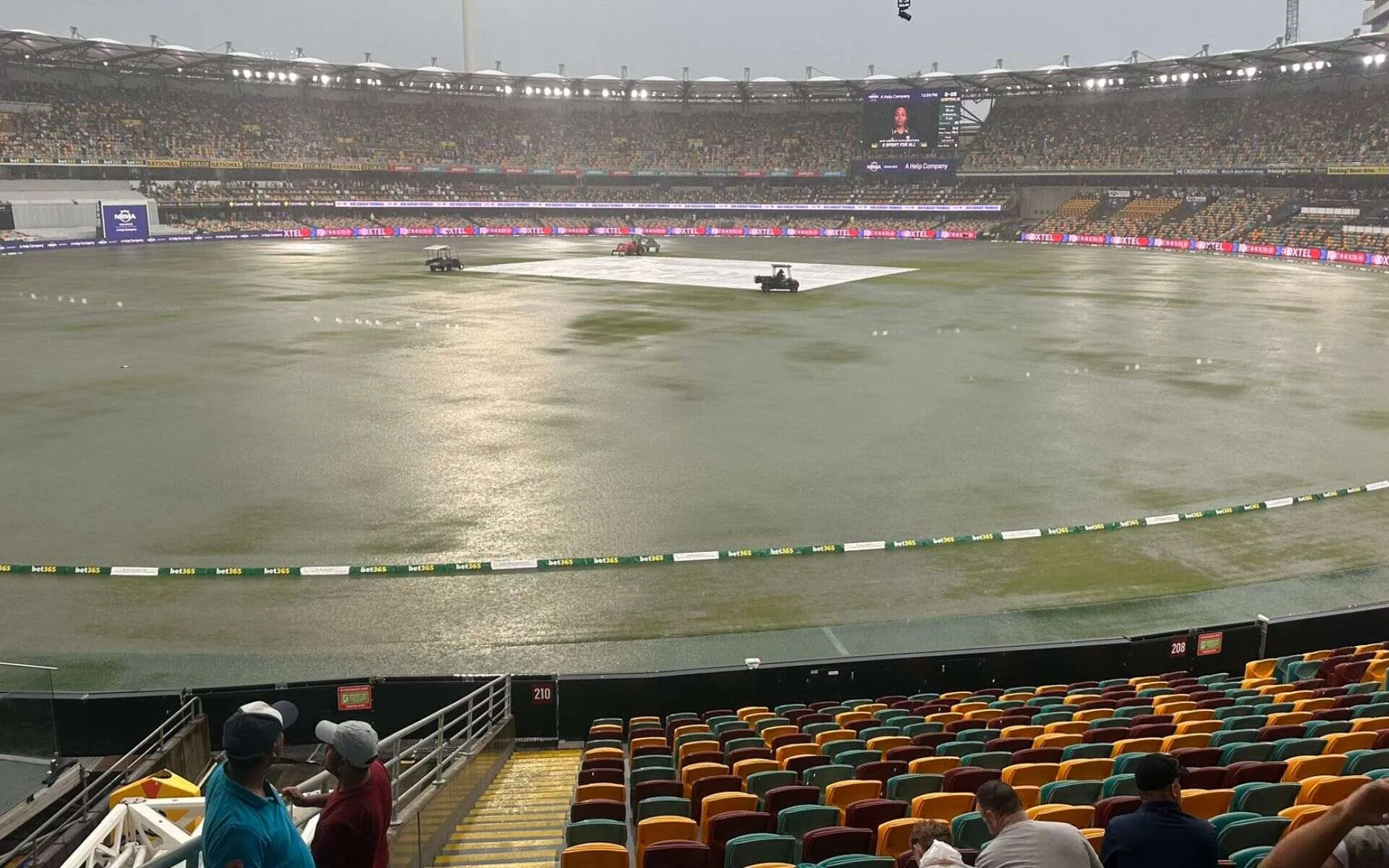 Gabba Brisbane On Day 1 Of India vs Australia Test [Source: @ABHISTRONG/x.com]