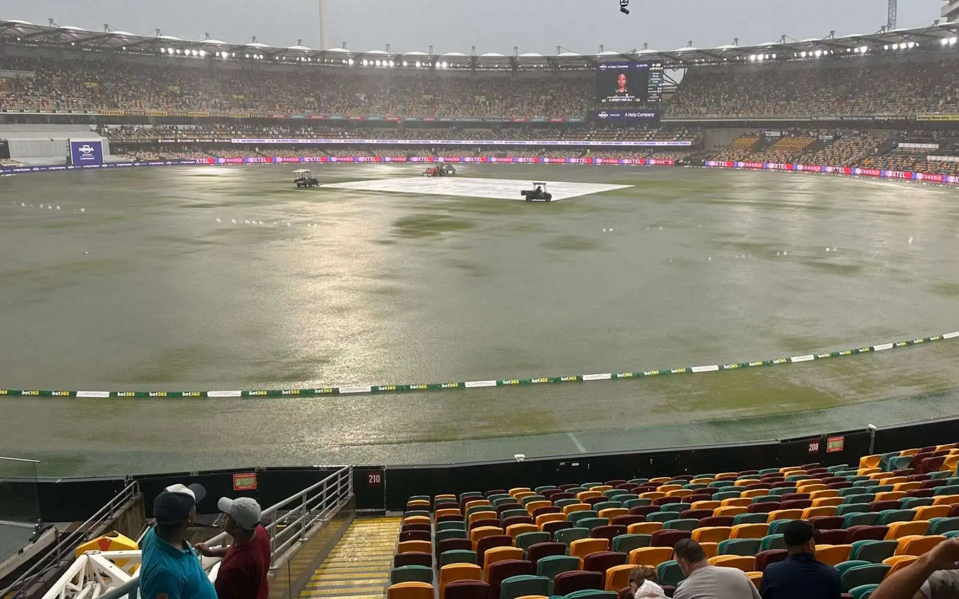Gabba Brisbane On Day 1 Of India vs Australia Test [Source: @ABHISTRONG/x.com]