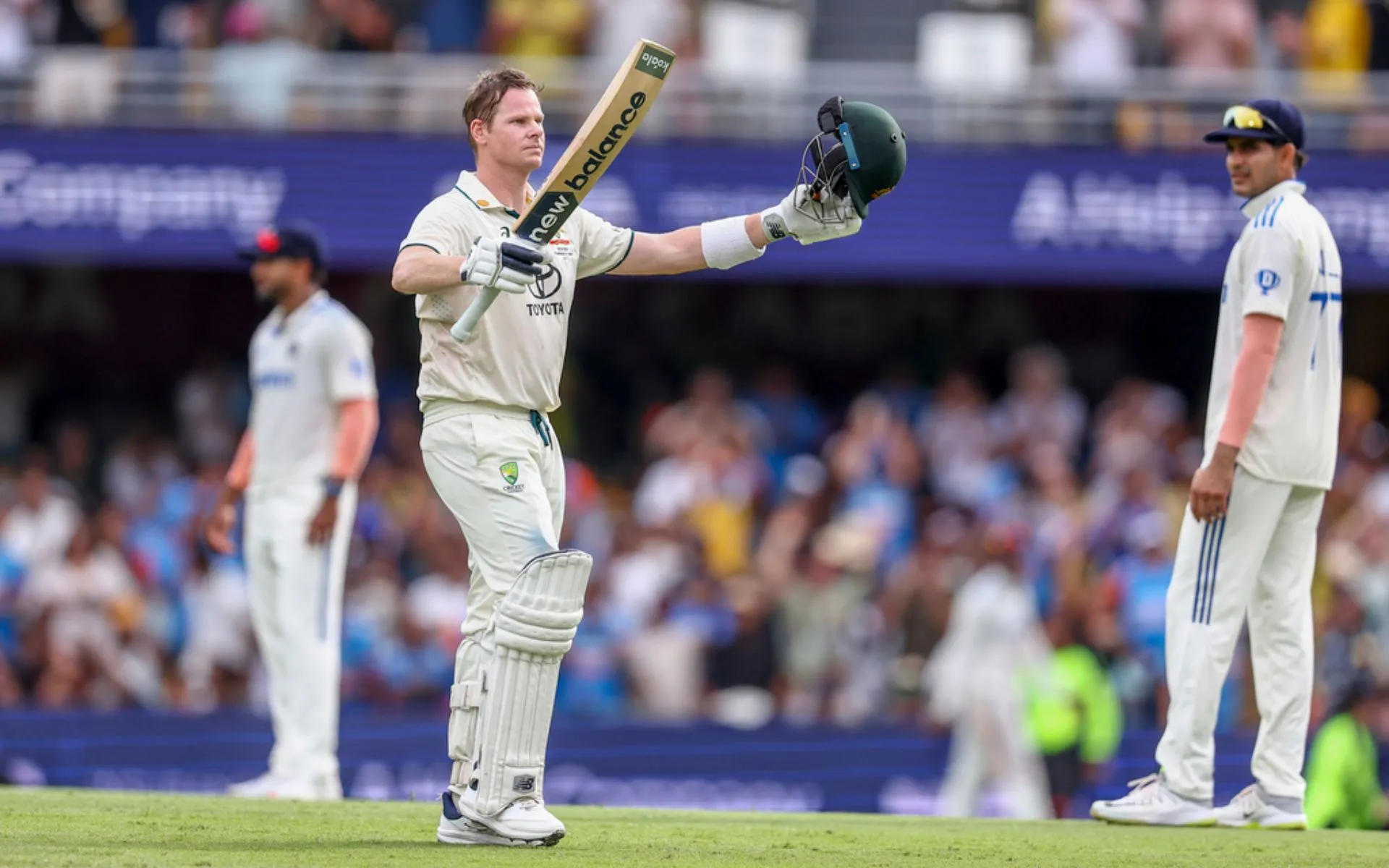 Smith scored a century Vs India [Source: AP Photos]

