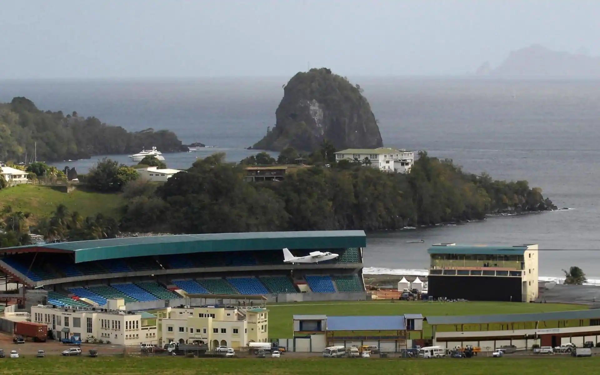 Arnos Vale Stadium Kingstown [Source: @NithinWatto_185/X]