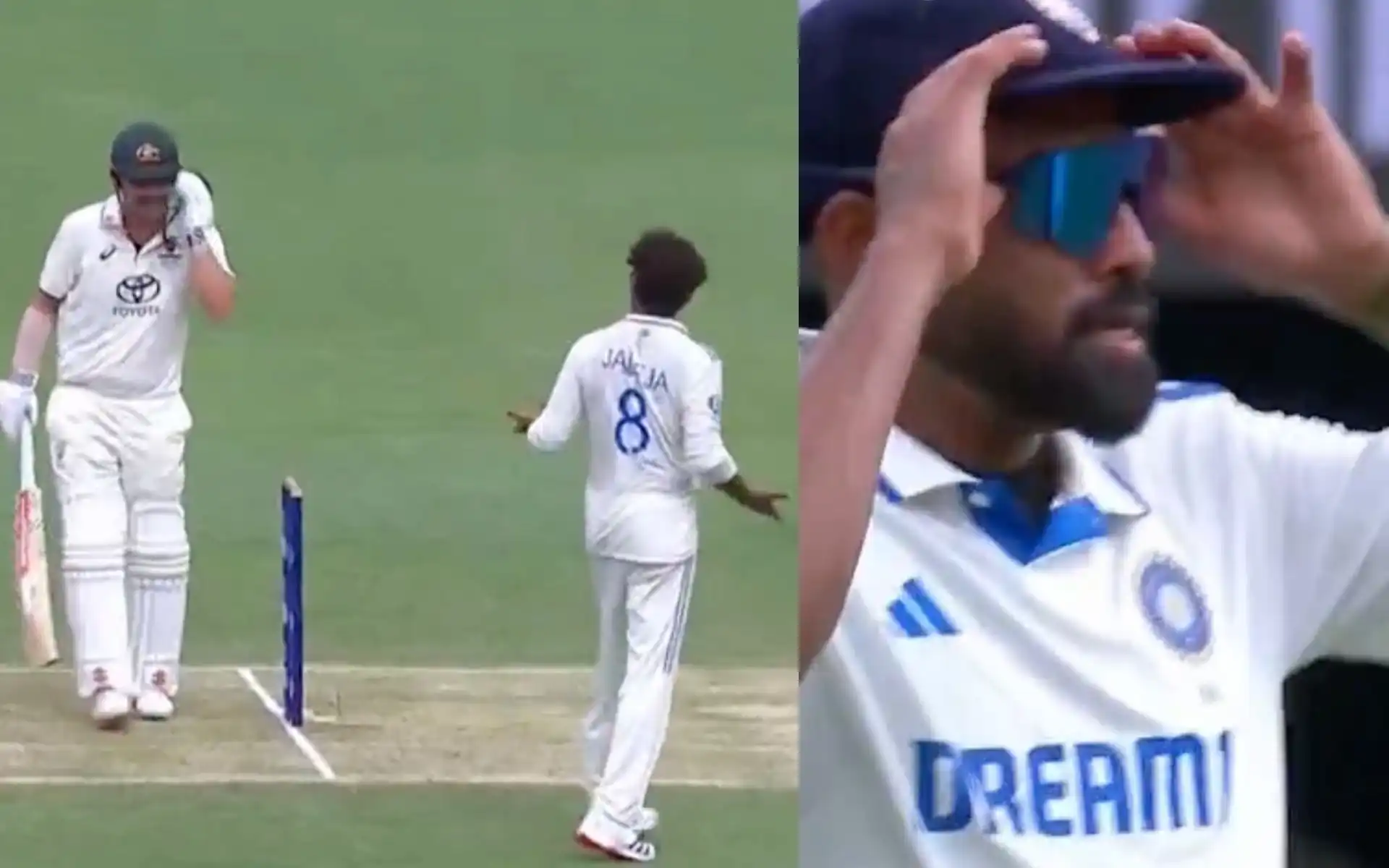 Ravindra Jadeja and Siraj's interaction during Gabba Test (Source: @gavaskar_theman/X.com)