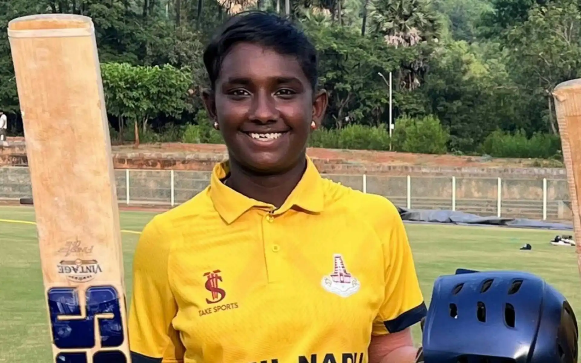 G Kamalini has made waves in domestic cricket [Source: @SriniMaama16/x.com]