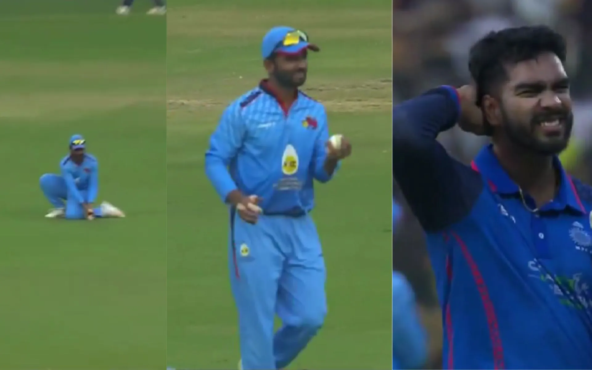 Ajinkya Rahane's catch sent Venkatesh Iyer packing [Source: @21OneTwo34/x.com]
