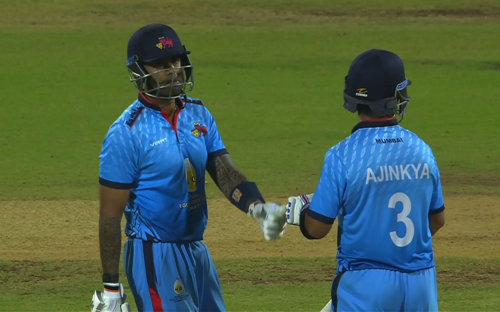 Suryakumar Yadav and Ajinkya Rahane [Source: @BCCIdomestic/x]