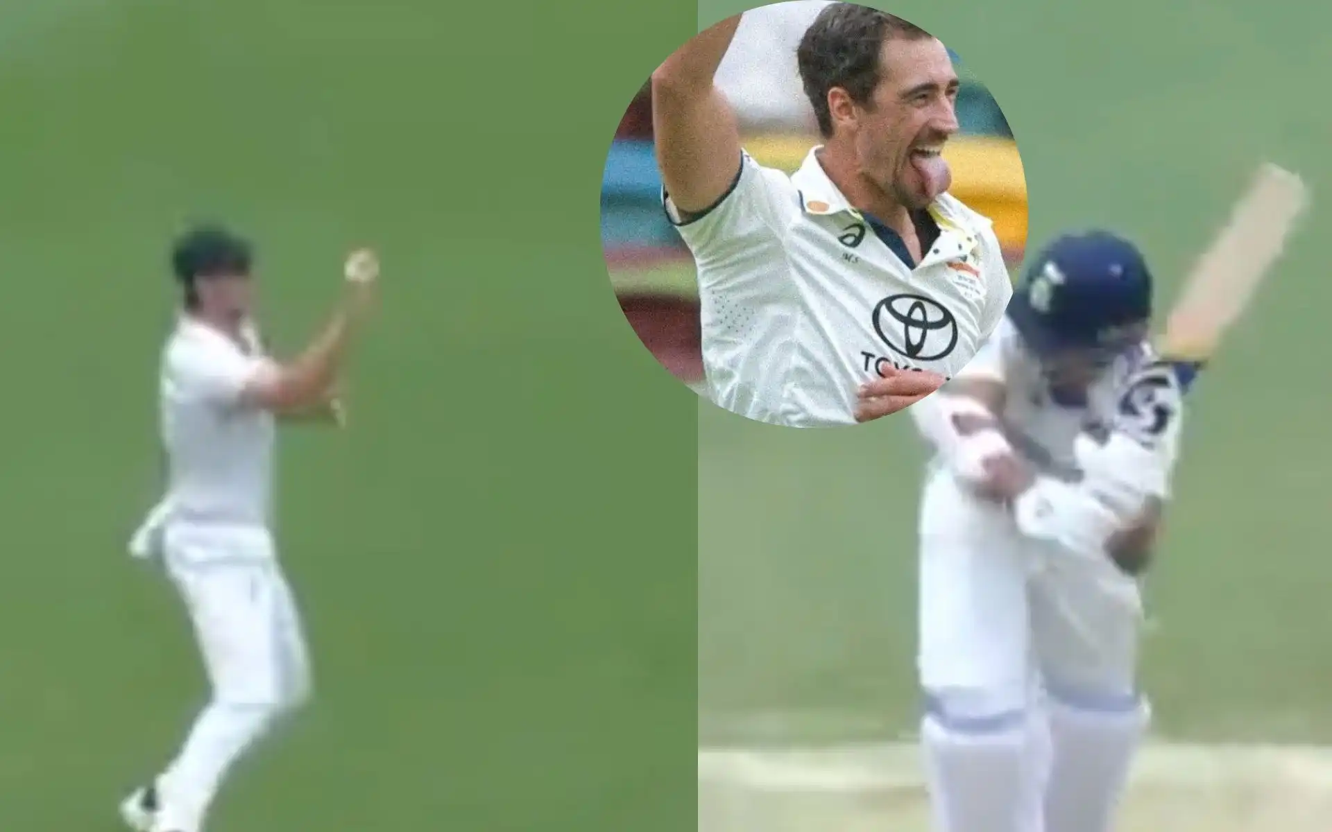 Mitchell Starc dismissed Yashasvi Jaiswal off the second delivery off the third Test [Source: @cricketcomau/x.com]