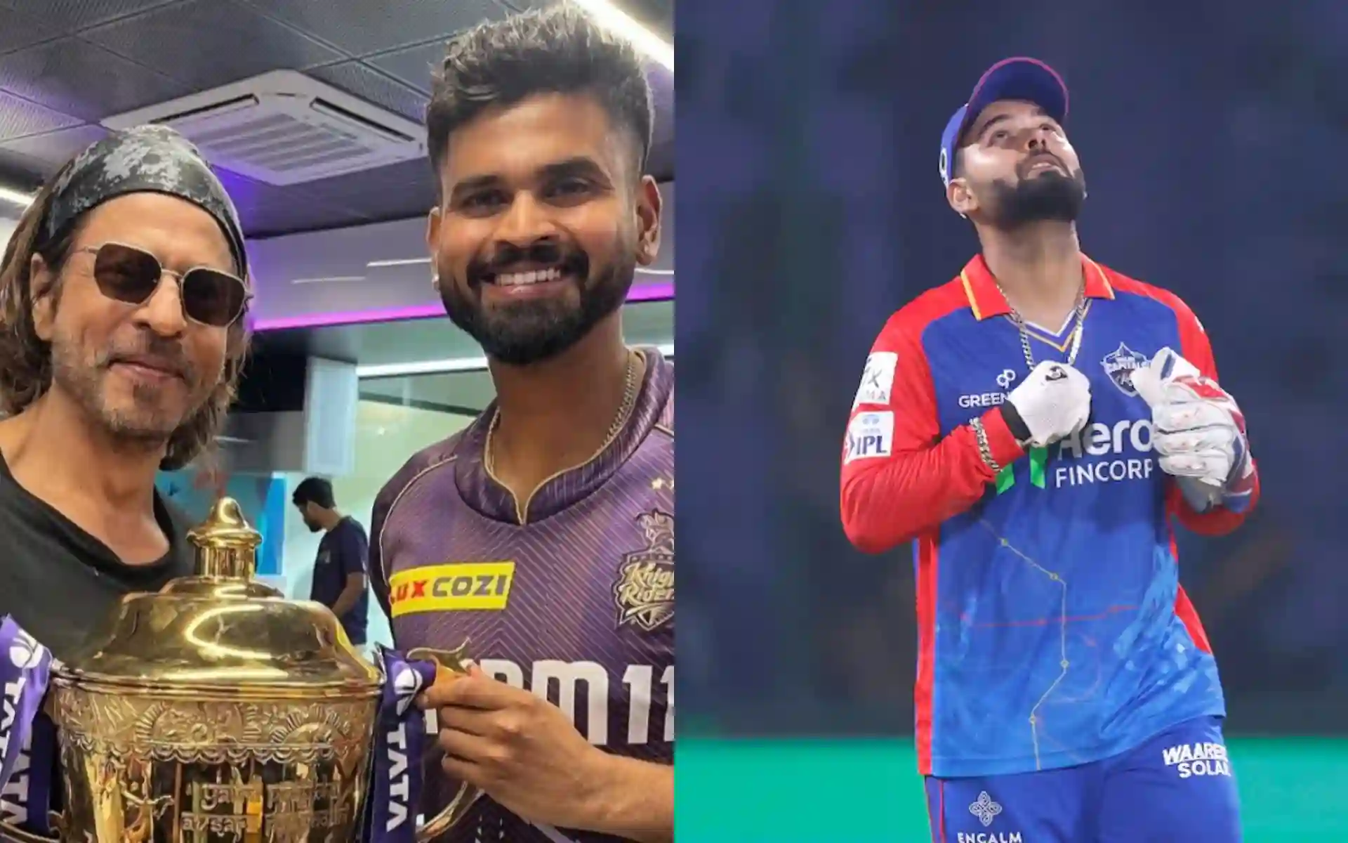 Shreyas Iyer and Rishabh Pant in IPL [Source: @sports_fever24, 