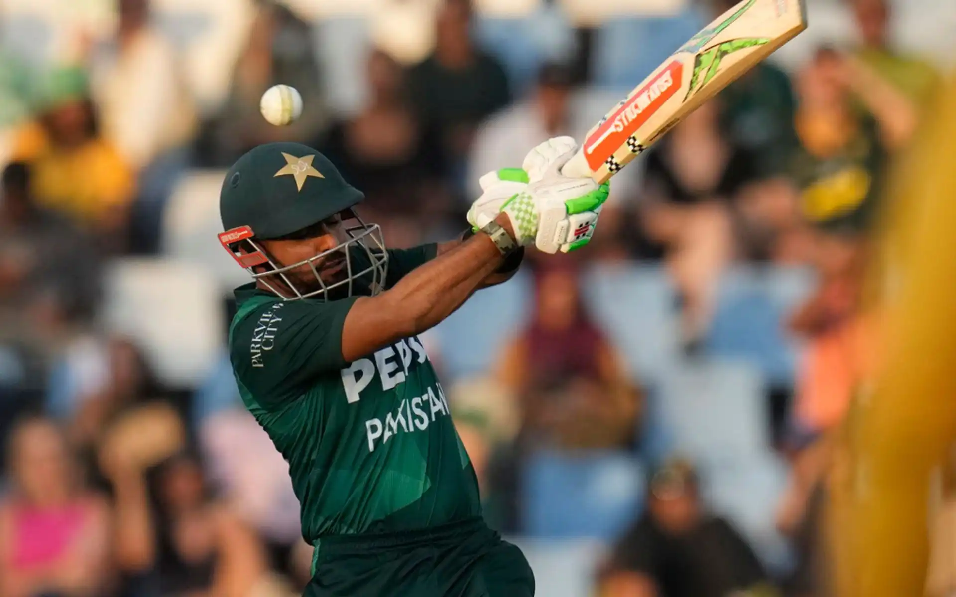 Babar Azam in action [Source: AP]