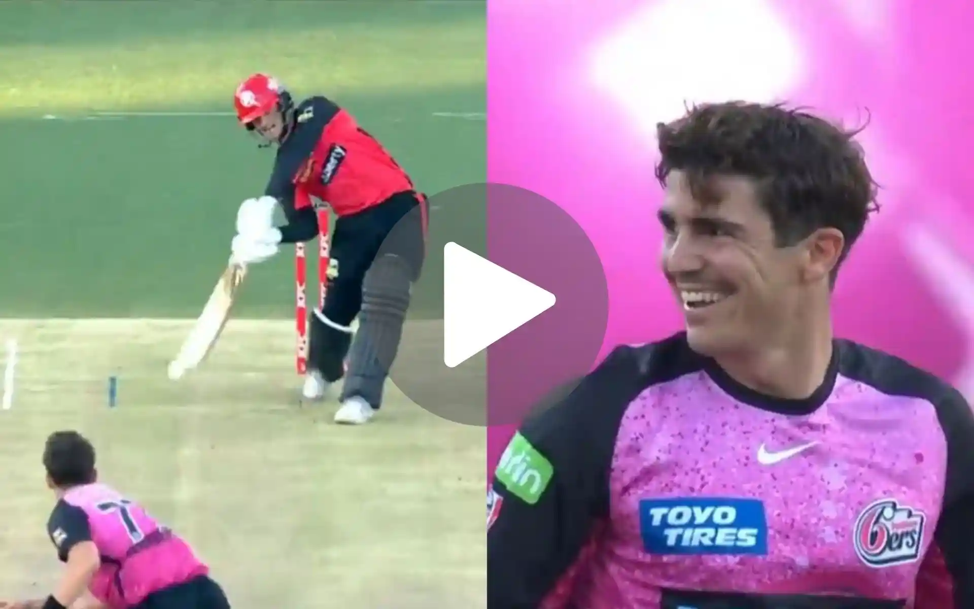 [Watch] Sean Abbott Sends Off DC's Jake Fraser-McGurk With A Cheeky Laugh In BBL 14