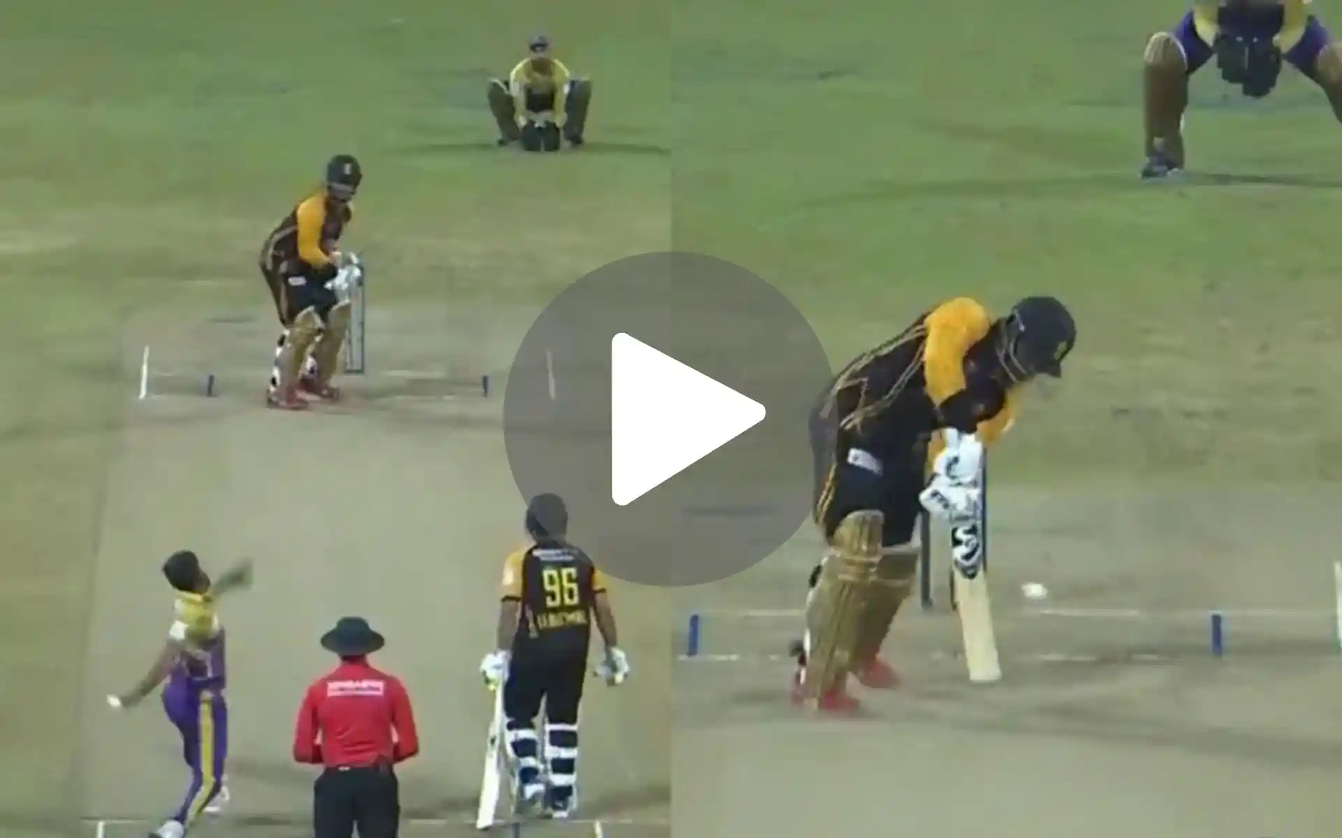 [Watch] RCB Boy Nuwan Thushara Humbles Kyle Mayers With A Deadly Yorker In Lanka T10