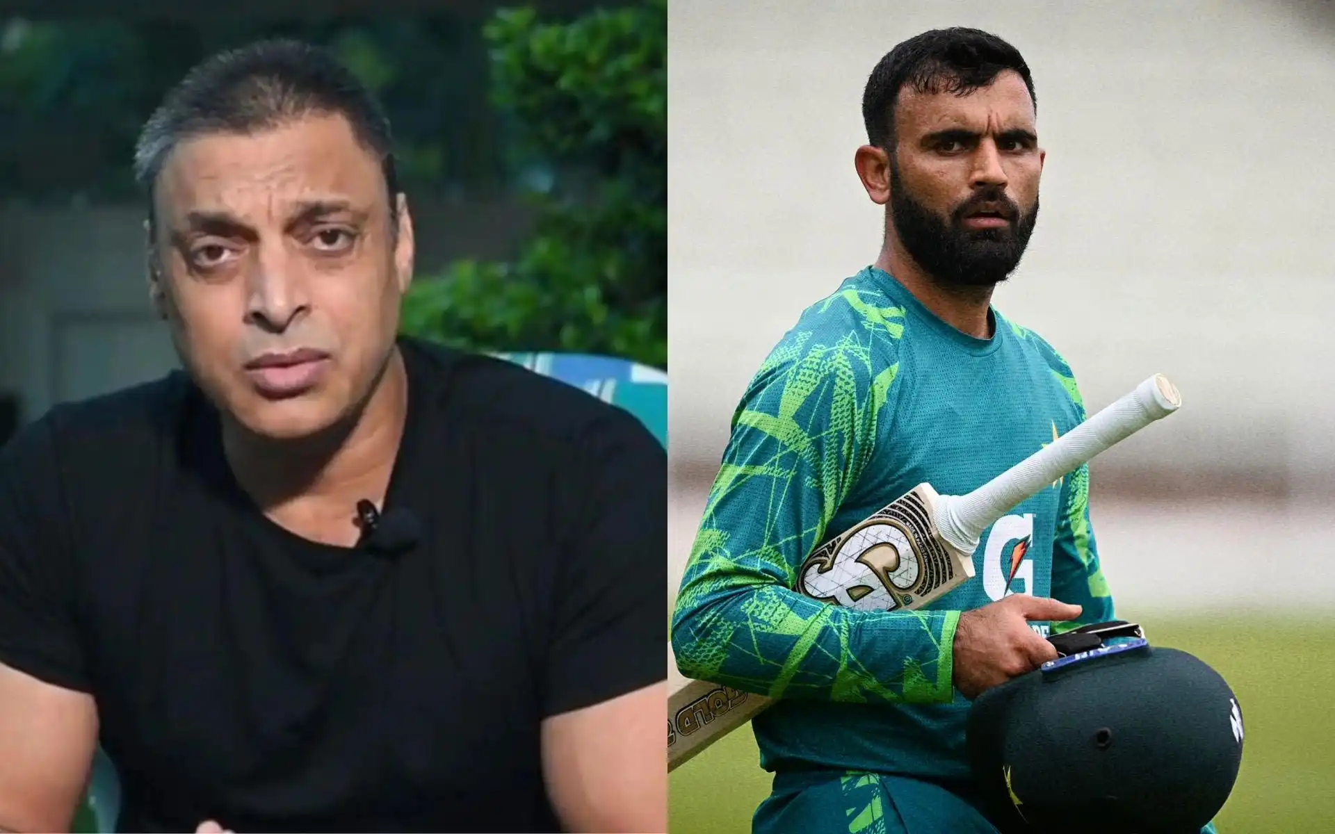 Shoaib Akhtar and Fakhar Zaman (Source:@FaktTech,x.com and fakhar3939,x.com)
