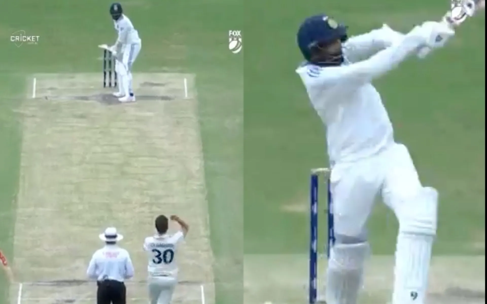 Bumrah Six- (Source:@ScreenGrab)