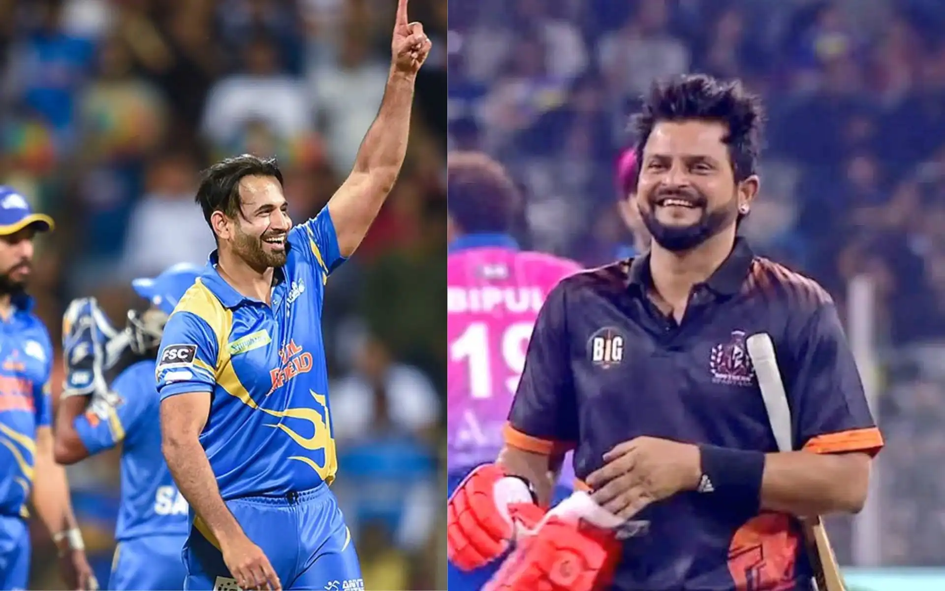 Irfan Pathan and Suresh Raina (Source:@im_abhishek73,x.com)