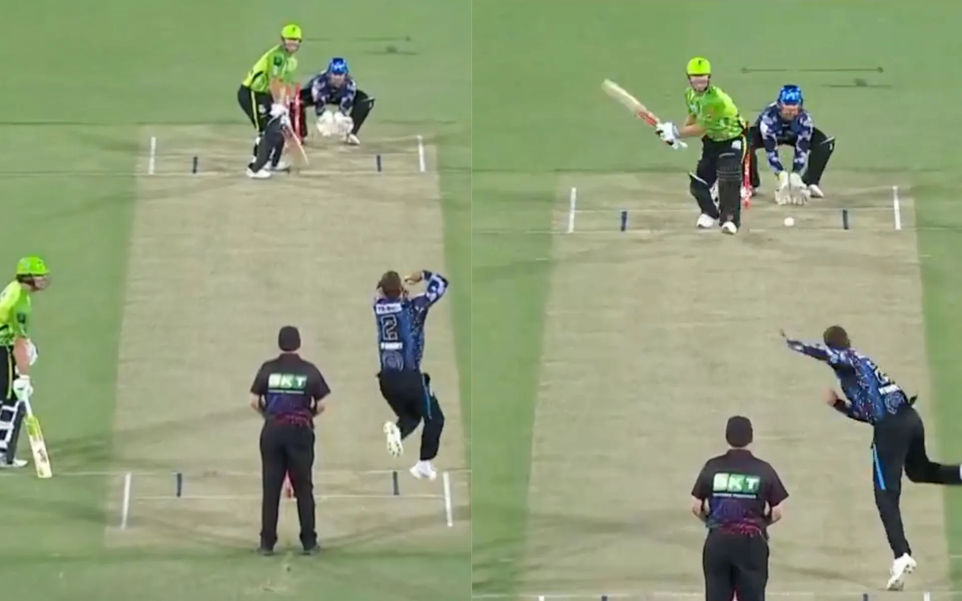David Warner Four- (Source:@ScreenGrab)